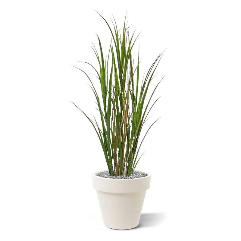 Pianta di canna artificiale deluxe 120 cm - verde - resistente ai raggi UV