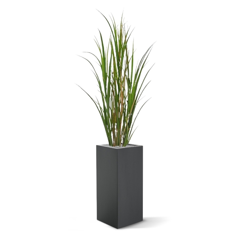 Pianta di canna artificiale deluxe 120 cm - verde - resistente ai raggi UV