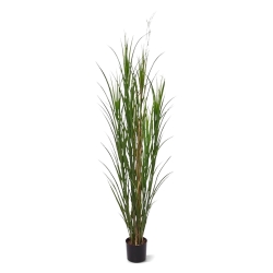 Pianta di erba artificiale Reed deluxe 165 cm - verde - resistente ai raggi UV
