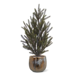 Albero di Natale artificiale Picea 50 cm in vaso 12cm