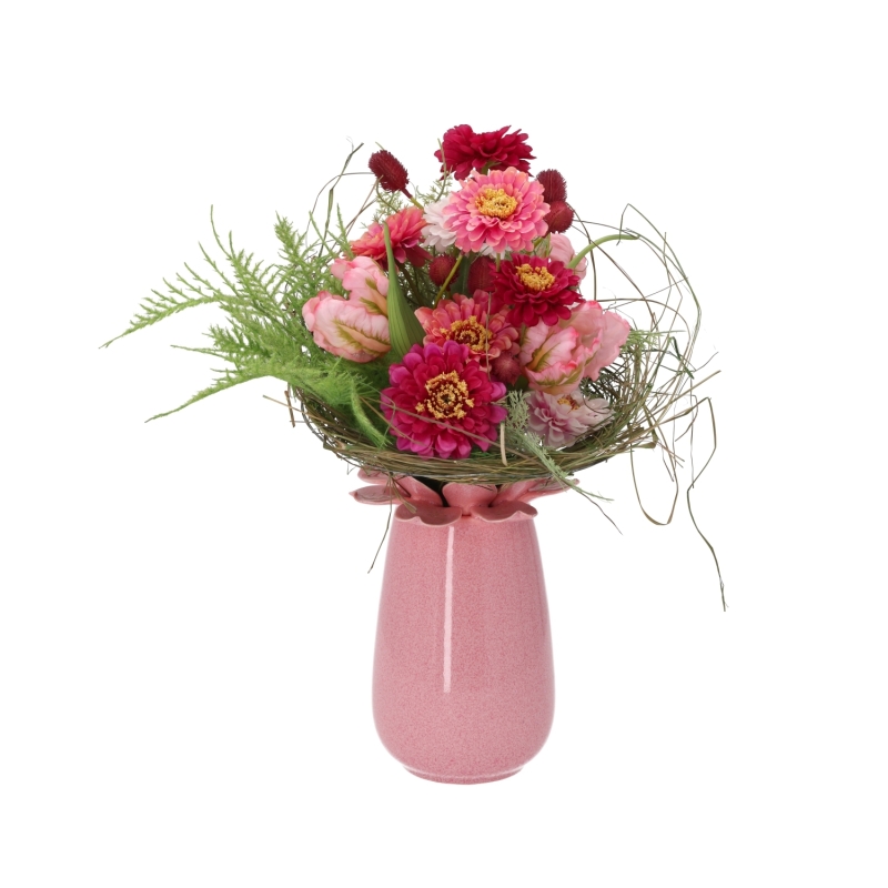 Mazzo di seta Inge Dordrecht 35 cm roze