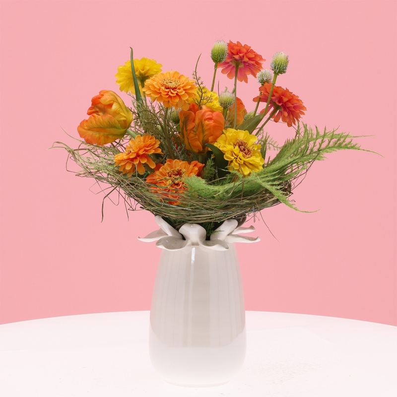 Mazzo di seta Inge Dordrecht 35 cm roze