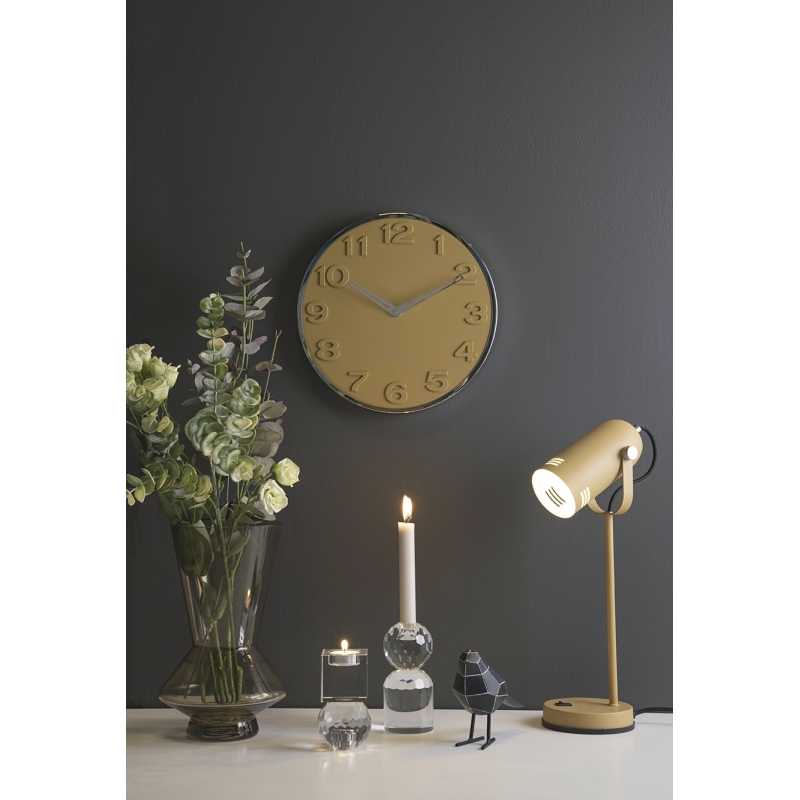 Vaso per fiori Glow grande 28x 17 cm - marrone sabbia