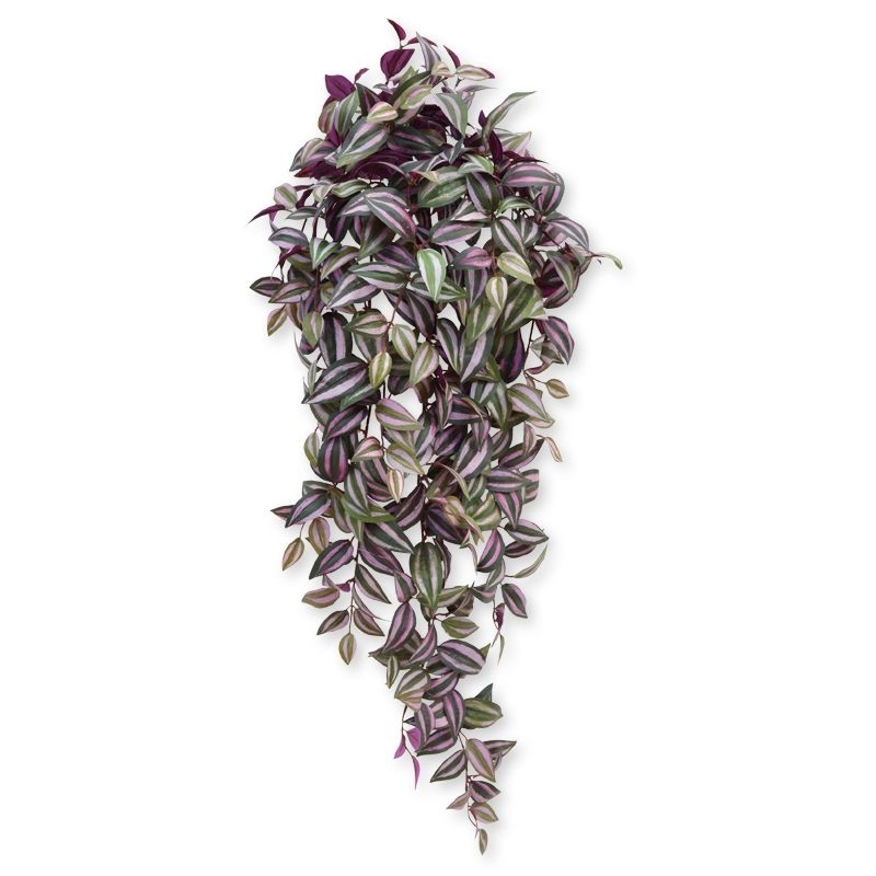 Tradescantia pianta artificiale ricadente 100 cm - viola
