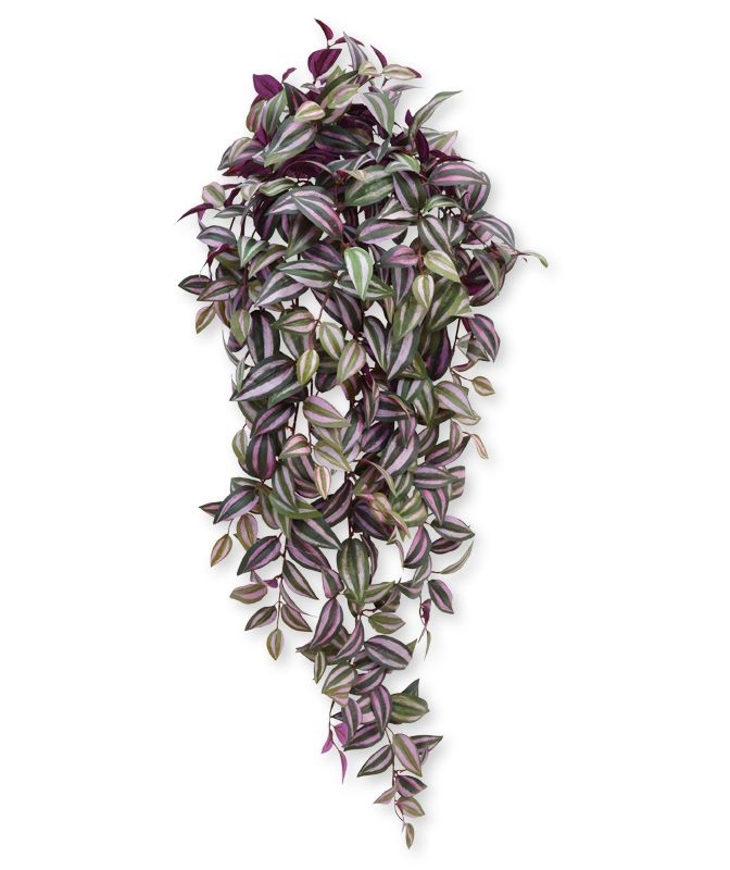 Tradescantia pianta artificiale ricadente 100 cm - viola