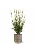 Bouquet artificiale di lavanda 50 cm UV bianco