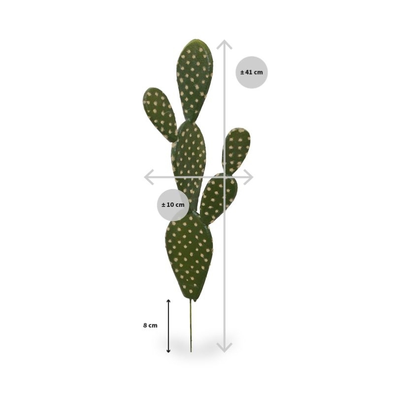 Bouquet artificiale di cactus Opuntia 40 cm