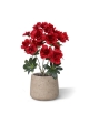 Azalea artificiale 35cm Rosso