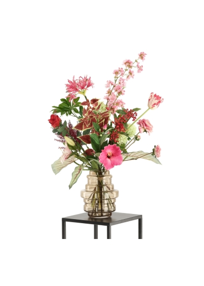 Bouquet d'arte Juliette Antwerpen - Rosa/Rosso