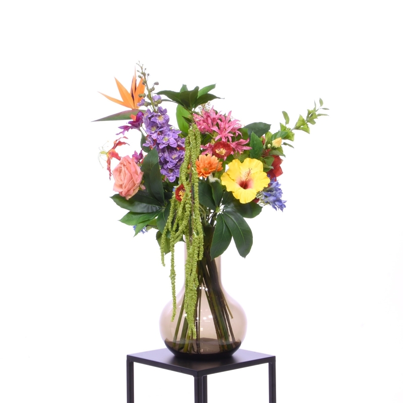 Bouquet Artificiale Legato a Mano Sienna Valencia Colorato