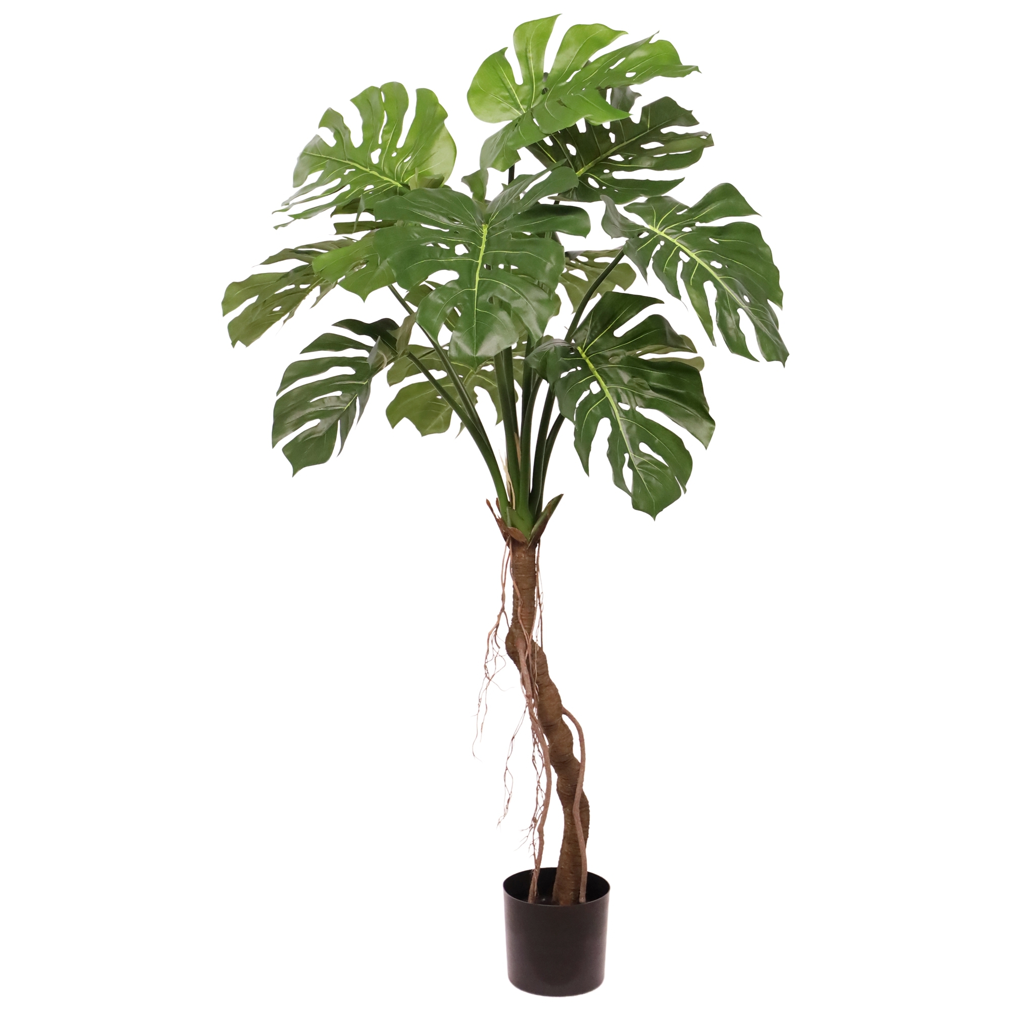 Albero artificiale Monstera Deluxe su stelo 130 cm