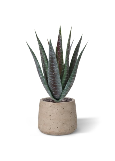 Pianta artificiale di aloe 30 cm