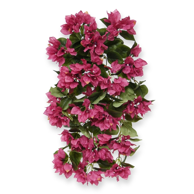 Bougainvillea artificiale da appendere 60 cm viola