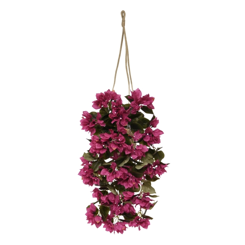 Bougainvillea artificiale da appendere 60 cm viola