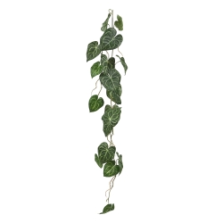 Ghirlanda artificiale di Anthurium Clarinervium 110 cm