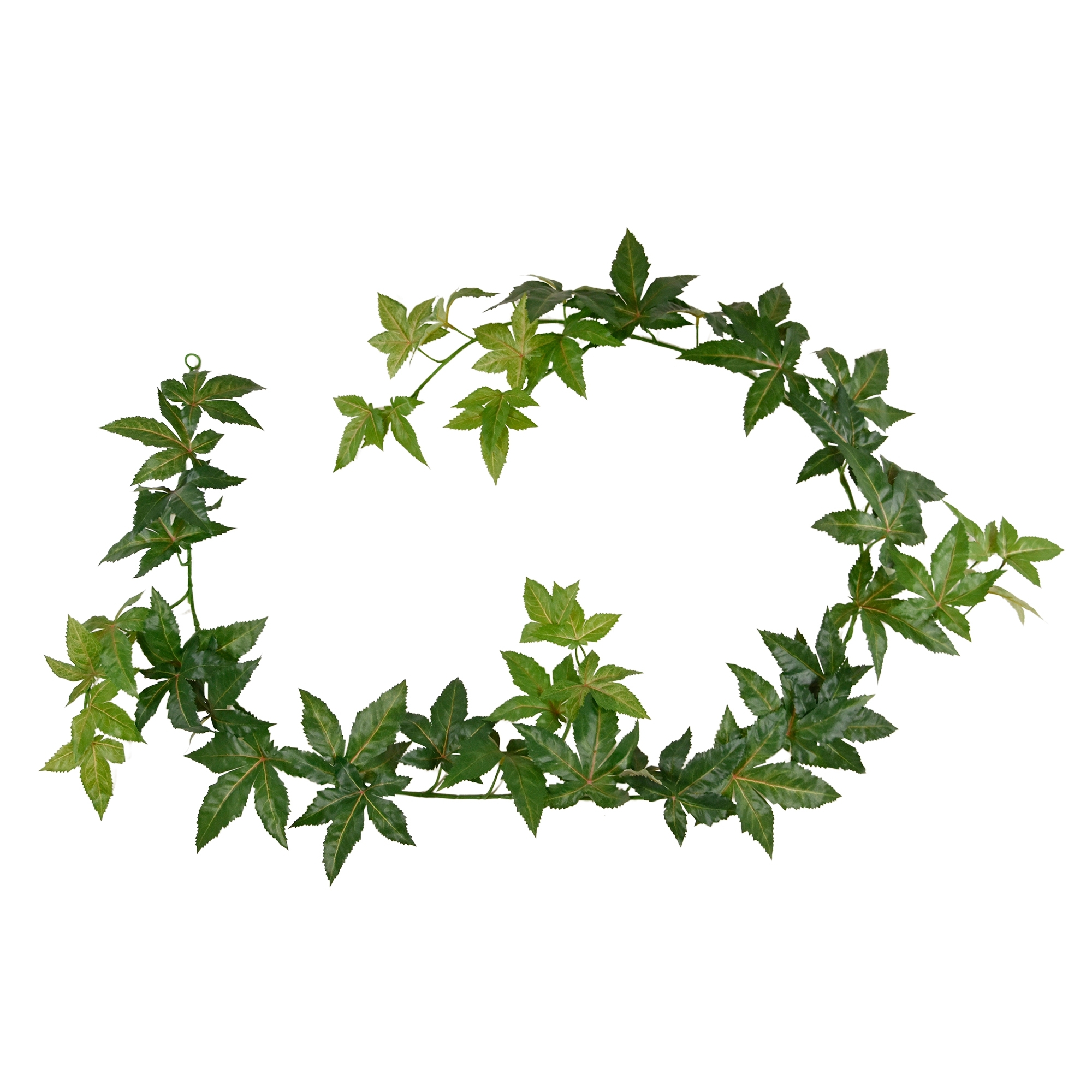 Ghirlanda artificiale di acero 180 cm verde