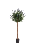 Artificiale Lavanda Sfera su fusto 120cm UV Blu