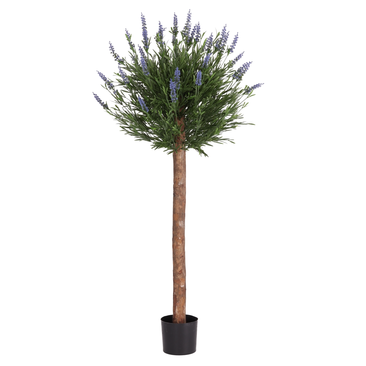 Artificiale Lavanda Sfera su fusto 120cm UV Blu
