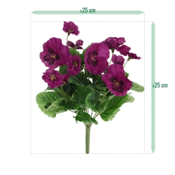 Viola del pensiero artificiale viola 25 cm