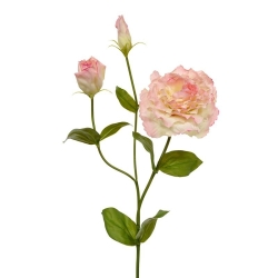 Fiore a stelo artificiale Lisianthus 80 rosa
