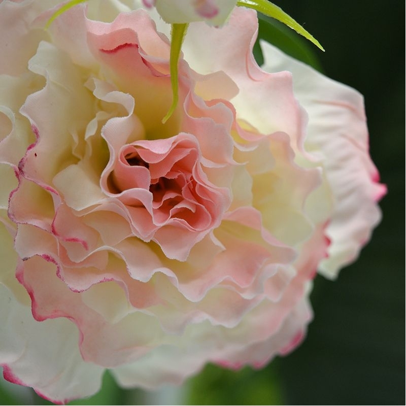 Fiore a stelo artificiale Lisianthus 80 rosa