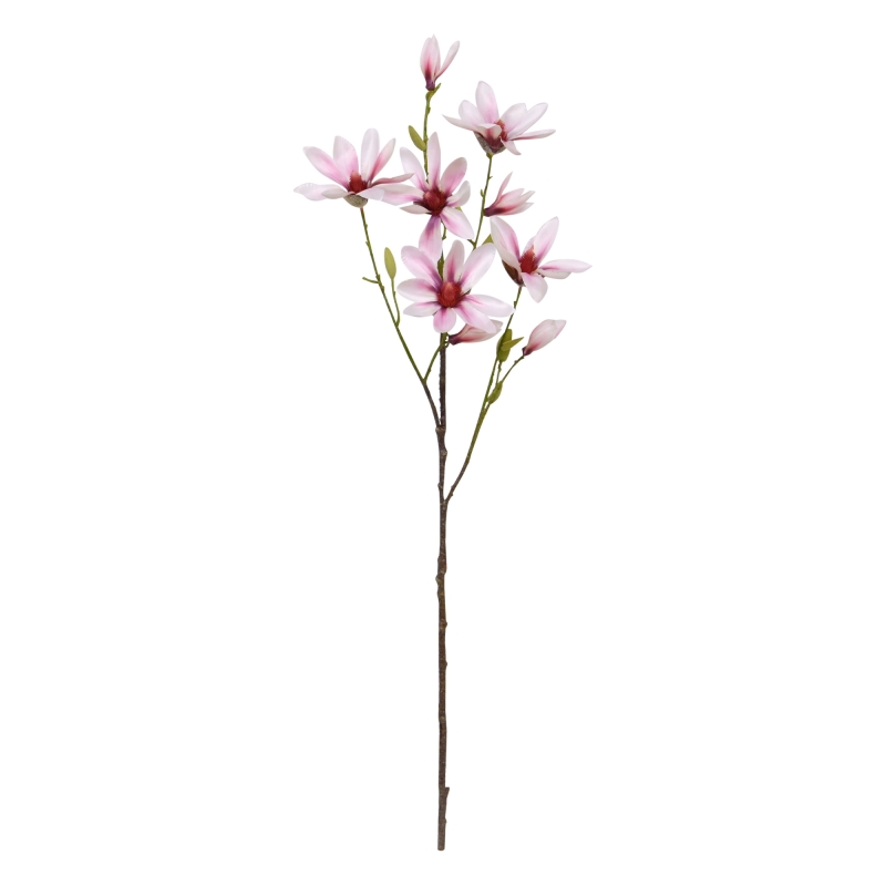 Magnolia ramo artificiale Rosa 100 cm
