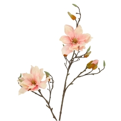 Ramo di Magnolia Artificiale 84cm Rosa