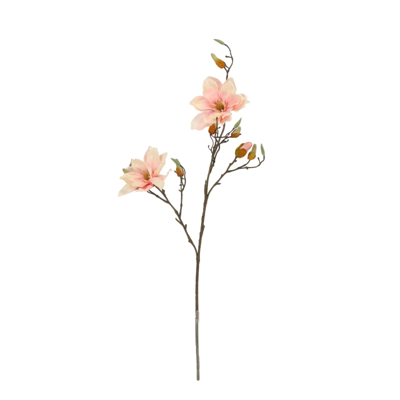 Ramo di Magnolia Artificiale 84cm Rosa