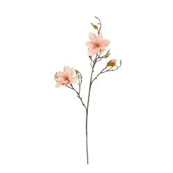 Ramo di Magnolia Artificiale 84cm Rosa