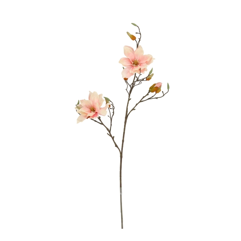 Ramo di Magnolia Artificiale 84cm Rosa