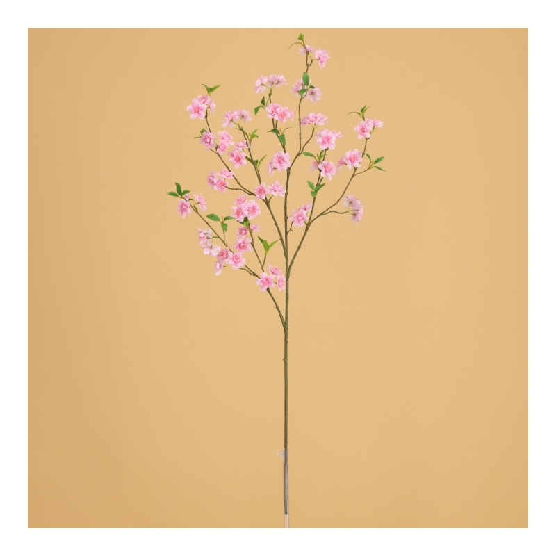 Ramo artificiale fiorito Deluxe 125cm rosa