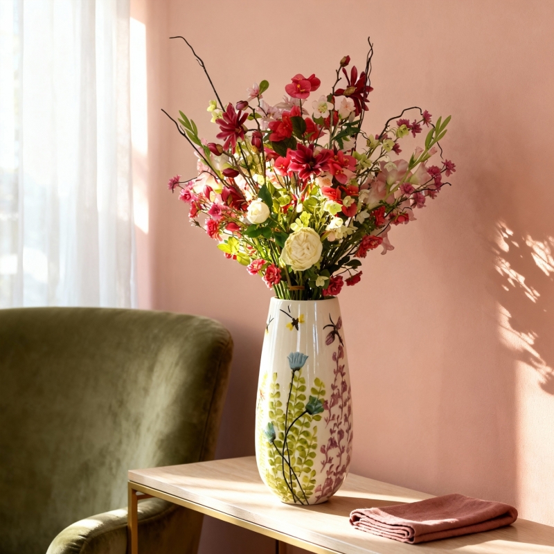 Bouquet artificiale a mano Ella Vienna 90cm