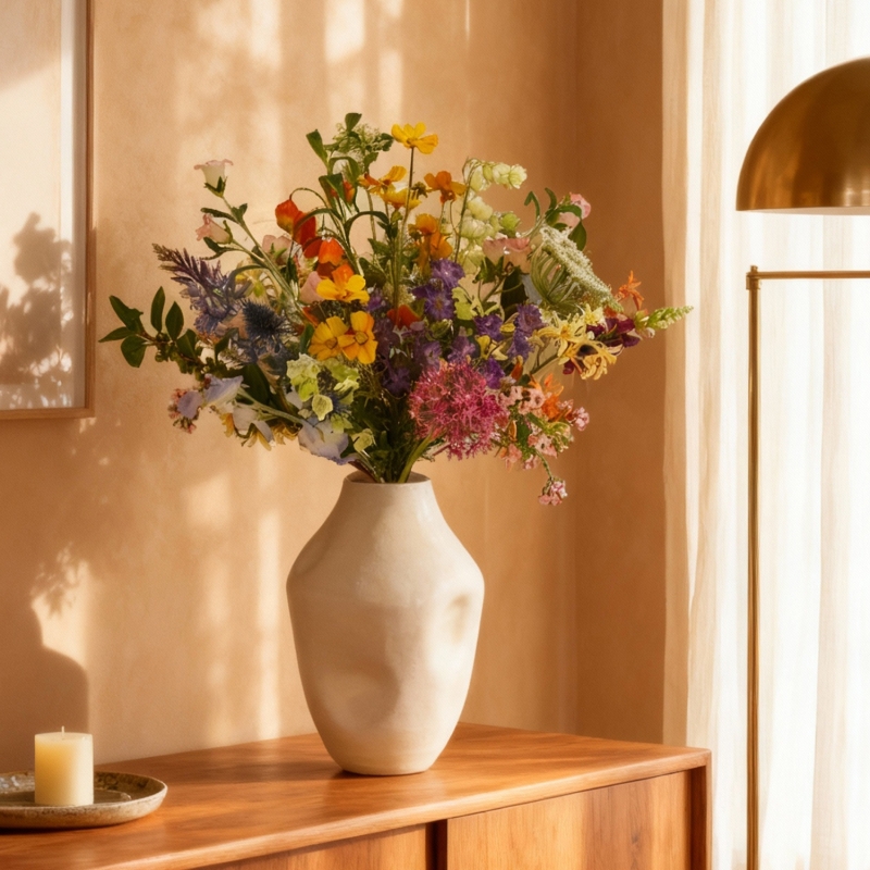 Bouquet artificiale legato a mano Monica Dresden – Misto