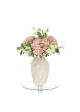 Bouquet artificiale legato a mano Rose York - Rosa