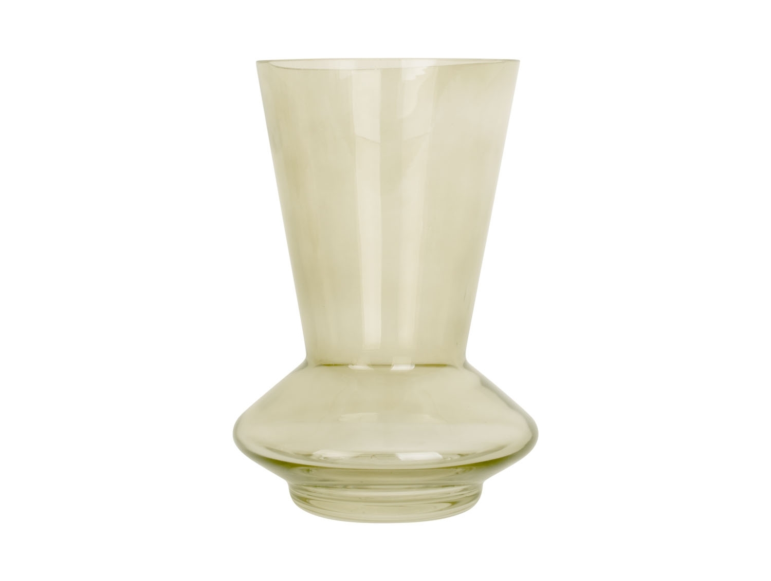 Vaso per fiori Glow piccolo 17,5x 12 cm - verde muschio