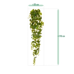 Pothos artificiale sospeso 170 cm varigato