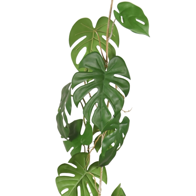 Ghirlanda artificiale di Monstera 110 cm