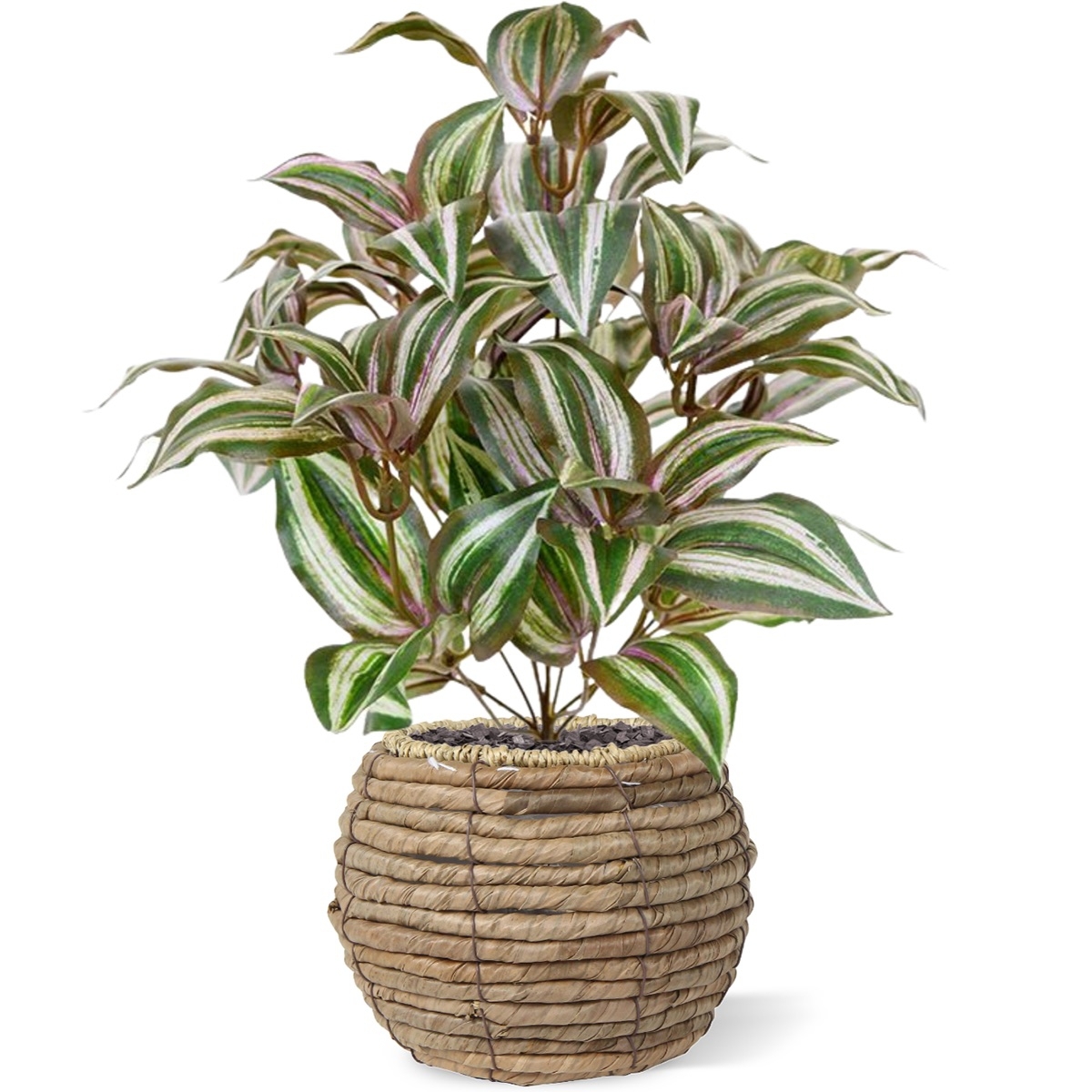 Bouquet artificiale di Tradescantia Zebrina 40 cm