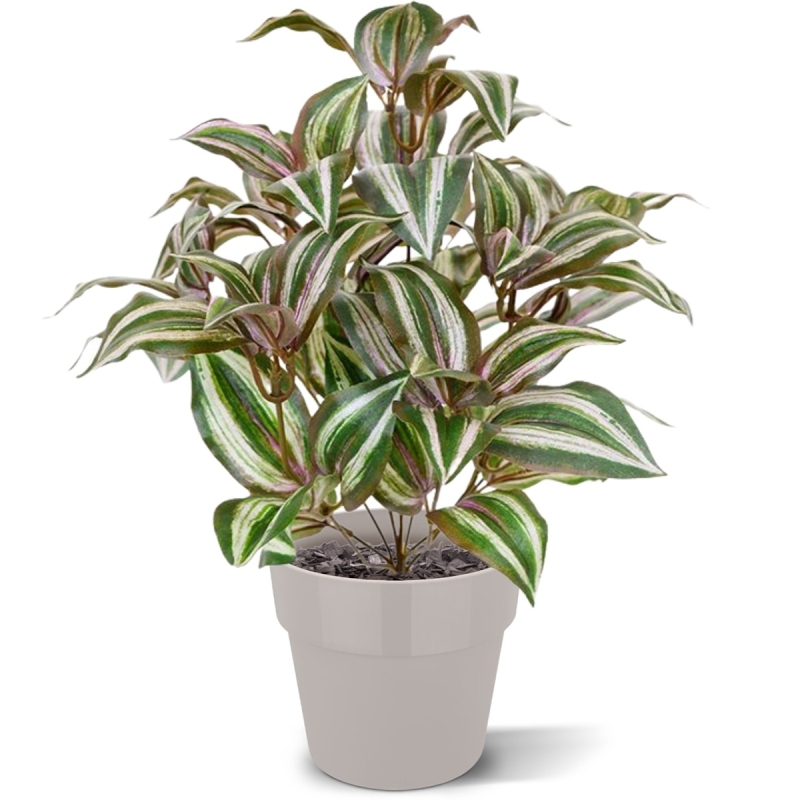 Bouquet artificiale di Tradescantia Zebrina 40 cm