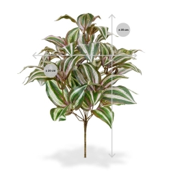 Bouquet artificiale di Tradescantia Zebrina 40 cm