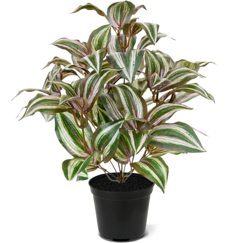 Bouquet artificiale di Tradescantia Zebrina 40 cm