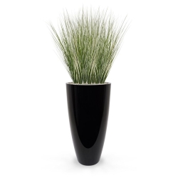 Bouquet di erba artificiale di canna deluxe 85 cm verde-crema