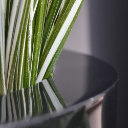 Bouquet di erba artificiale di canna deluxe 85 cm verde-crema