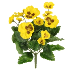 Viola del pensiero artificiale gialla 25 cm