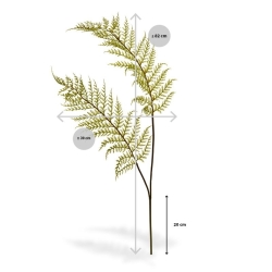 Ramo artificiale di felce PL x2 80 cm