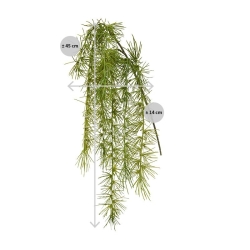 Asparago artificiale Spengeri ramo 40 cm