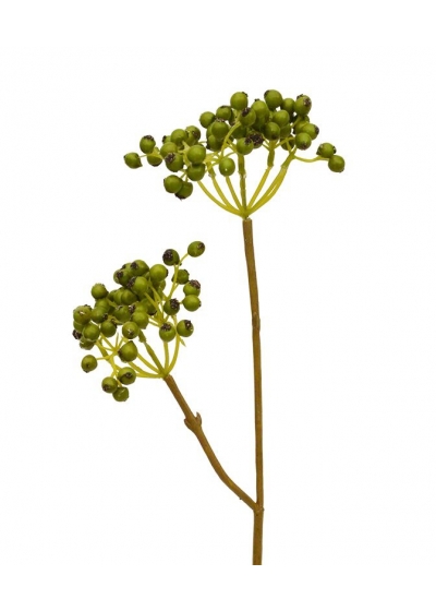 Ramo artificiale di bacche Deluxe 50 cm verde