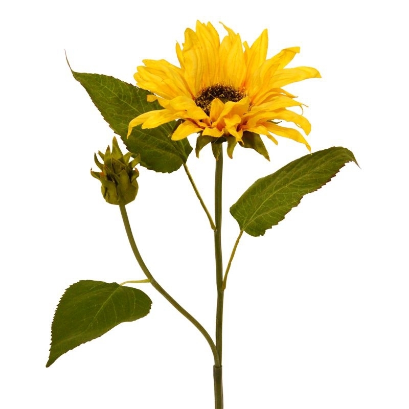 Ramo artificiale di girasole S Deluxe 50 cm