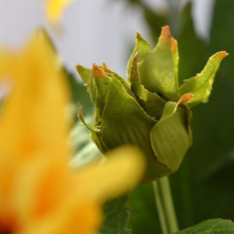 Ramo artificiale di girasole S Deluxe 50 cm