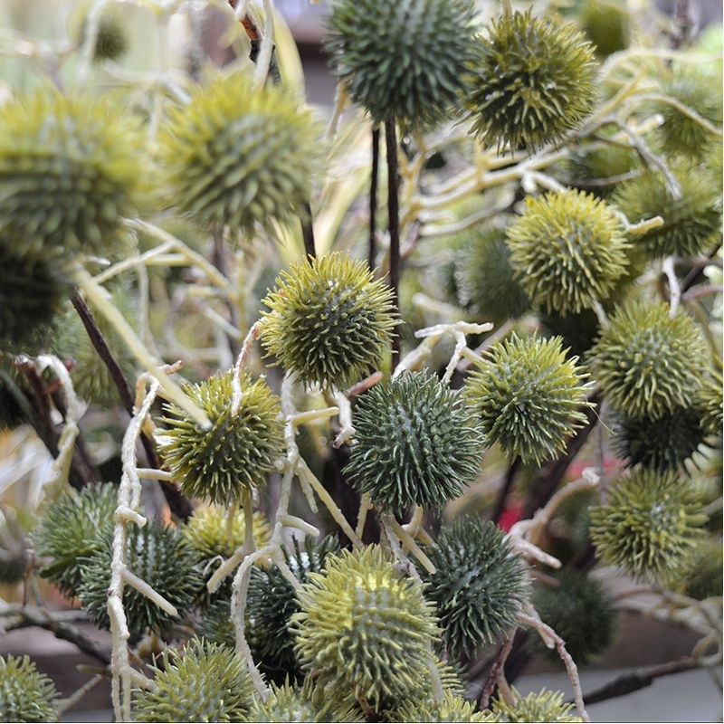 Ramo di cardo artificiale 85 cm verde